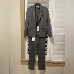 Zara Women's Gray Blazer and Suit Set